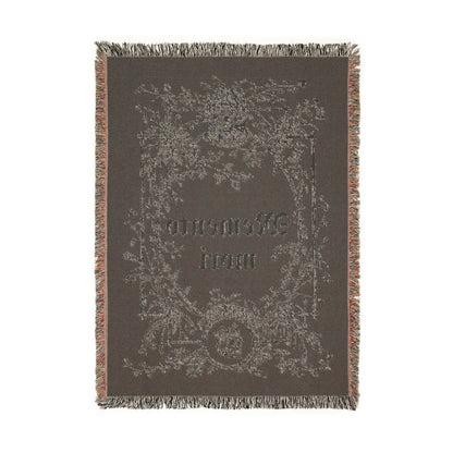 Memento Mori Woven Blanket