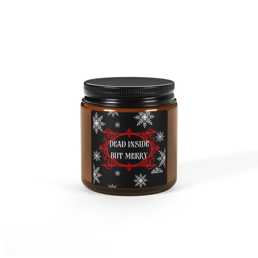 Scented Soy Candle (Multi-Size, Amber Jar)